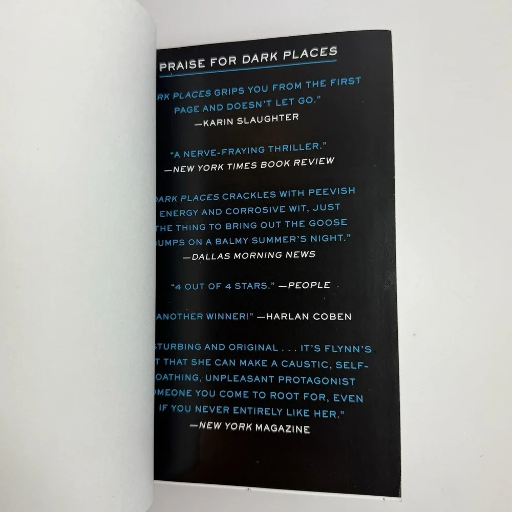 Gillian Flynn Gone Girl First Movie Tie In Dark Places Paperback 2-Book Book Lot
